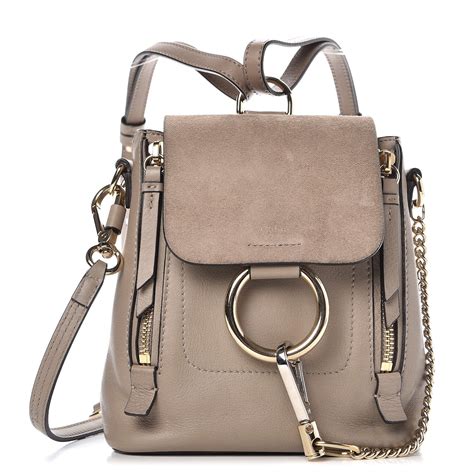 chloe mini faye backpack